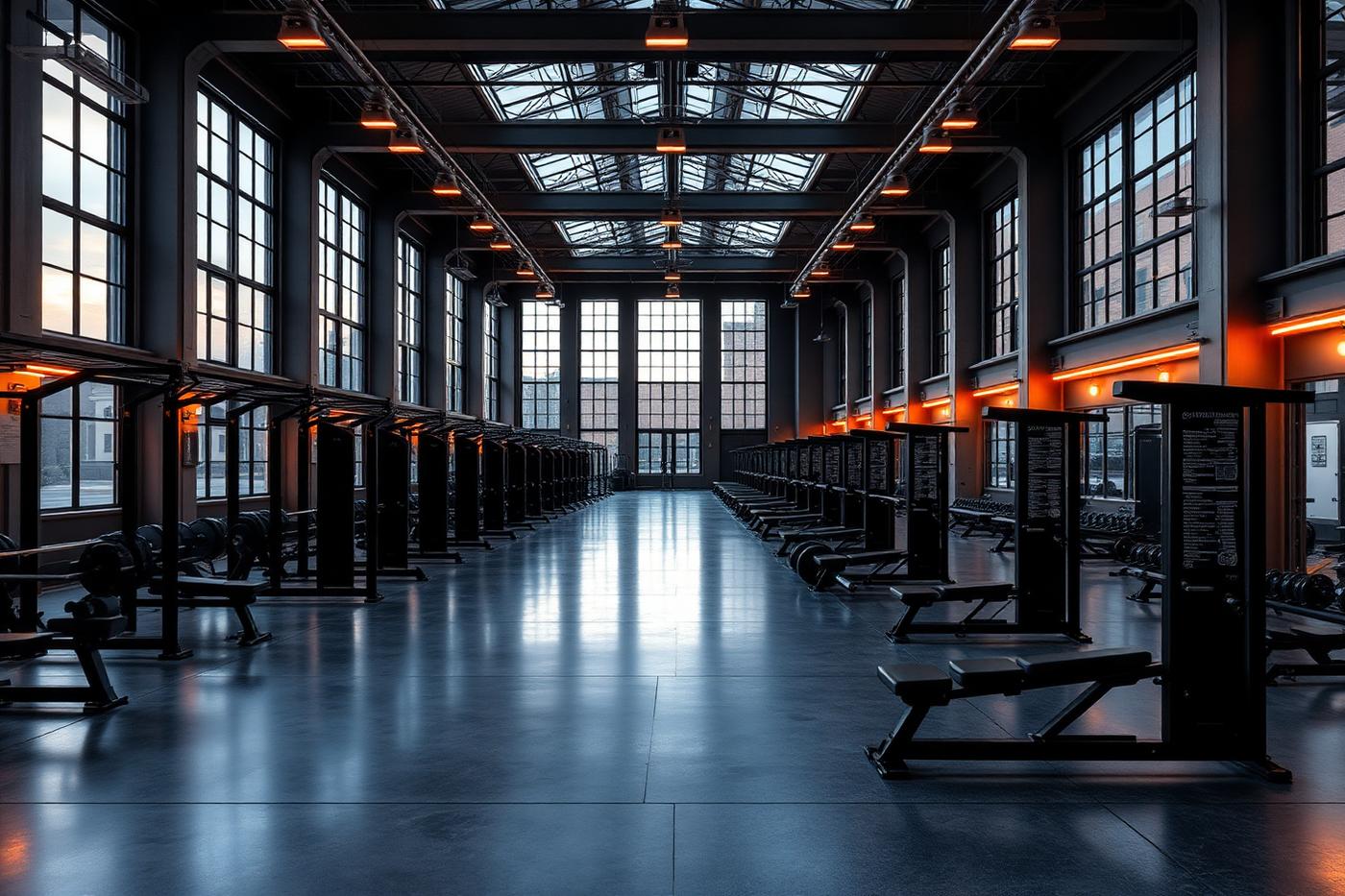 The main training floor at Space Gym